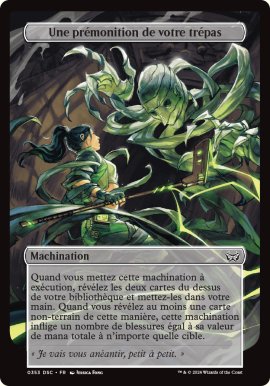 Une prmonition de votre trpas - Duskmourn House of Horrors: Commander Decks