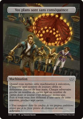 Vos plans sont sans consquence - Duskmourn House of Horrors: Commander Decks