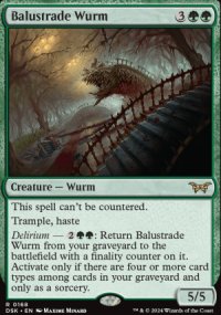 Balustrade Wurm - Duskmourn: House of Horrors