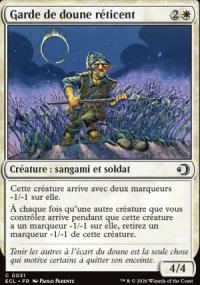 Garde de doune r�ticent - Lorwyn Eclipsed