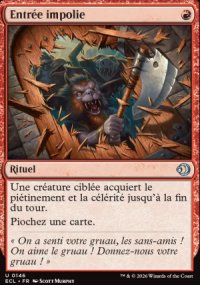 Entr�e impolie - Lorwyn Eclipsed