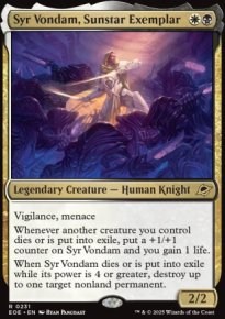 Syr Vondam, Sunstar Exemplar - Edge of Eternities