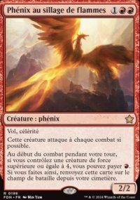 Phnix au sillage de flammes - Foundations