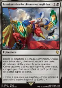 Transformation des chimres en magilithes - Final Fantasy Commander Decks