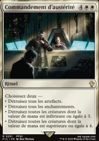 Commandement d'austrit - Final Fantasy Commander Decks