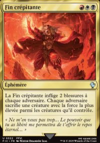 Fin crpitante - Final Fantasy Commander Decks