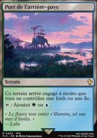Port de l'arrire-pays - Final Fantasy Commander Decks