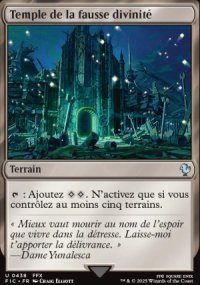 Temple de la fausse divinit - Final Fantasy Commander Decks