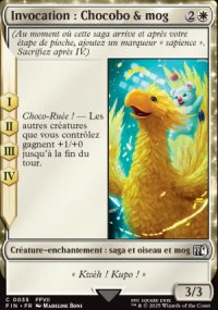 Invocation : Chocobo & mog - Final Fantasy