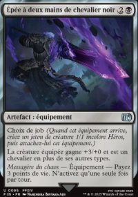 pe  deux mains de chevalier noir - Final Fantasy