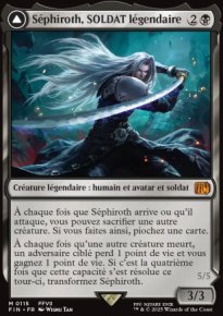 Sephiroth, SOLDAT lgendaire<br>Sphiroth, ange  une aile