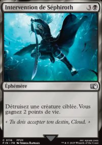 Intervention de Sphiroth - Final Fantasy