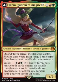 Terra, guerrire magitech<br>Terra, hritiere du sang des chimres