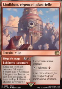 Lindblum, rgence industrielle<br>Sige de mage - Final Fantasy