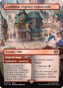 Lindblum, rgence industrielle<br>Sige de mage - Final Fantasy