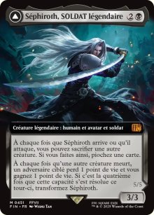 Sephiroth, SOLDAT lgendaire<br>Sphiroth, ange  une aile
