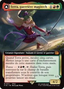 Terra, guerrire magitech<br>Terra, hritiere du sang des chimres