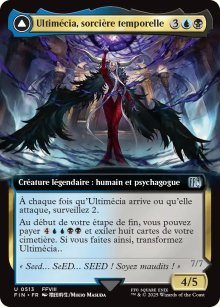 Ultimcia, sorcire temporelle<br>Ultimcia, matresse de la compression temporelle