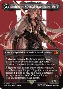 Sephiroth, SOLDAT lgendaire<br>Sphiroth, ange  une aile