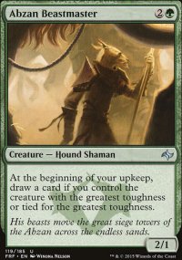 Abzan Beastmaster - Fate Reforged