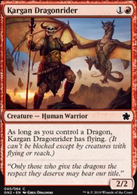 Cavalier-dragon kargan - 