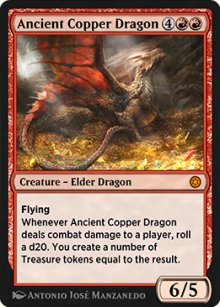 Dragon de cuivre ancien - 