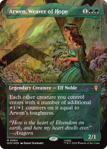 Arwen, Weaver of Hope - The Hobbit Commander Decks