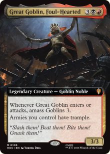 Great Goblin, Foul-Hearted - The Hobbit Commander Decks