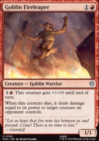Goblin Fireleaper - The Hobbit Commander Decks