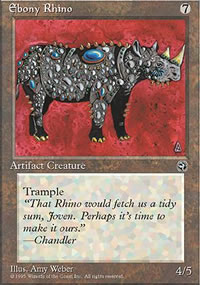 Ebony Rhino - 