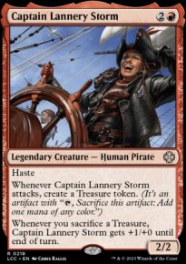 Captain Lannery Storm - The Lost Caverns of Ixalan Commander Decks