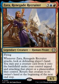 Zara, Renegade Recruiter - The Lost Caverns of Ixalan Commander Decks
