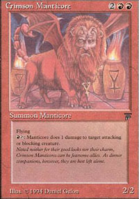 Crimson Manticore - Legends