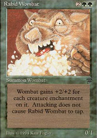 Wombat enrag - 