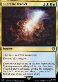 Supreme Verdict - The Lord of the Rings Commander Decks