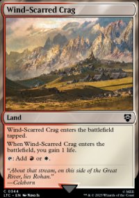 Wind-Scarred Crag - The Lord of the Rings Commander Decks