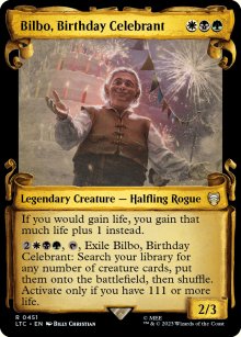 Bilbo, Birthday Celebrant - 