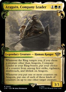 Aragorn, chef de la compagnie - 