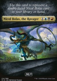 Nicol Bolas Replacement Card - 