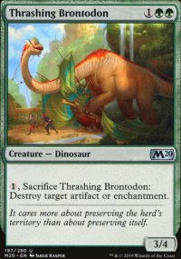 Thrashing Brontodon - Core Set 2020
