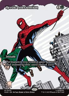 Intervention hroque - Marvel