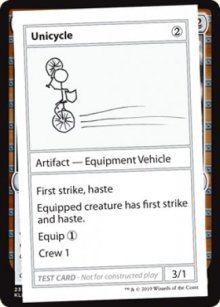 Unicycle - Mystery Booster 2021