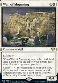 Wall of Mourning 1 - Innistrad Midnight Hunt Commander Decks