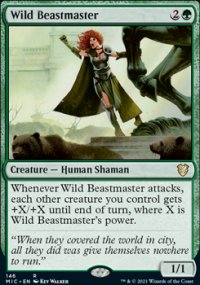 Wild Beastmaster - Innistrad Midnight Hunt Commander Decks