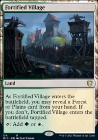 Fortified Village - Innistrad Midnight Hunt Commander Decks