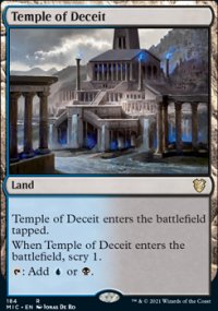 Temple of Deceit - Innistrad Midnight Hunt Commander Decks