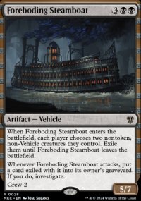 Foreboding Steamboat 1 - Murders at Karlov Manor Commander Decks