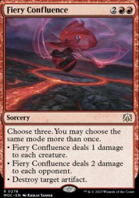 Fiery Confluence - March of the Machine Commander Decks