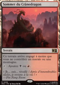 Sommet du Cr�nedragon - Marvel Super Heroes Commander Decks