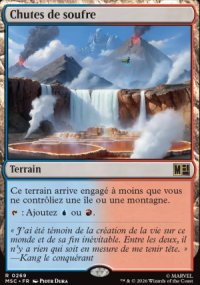 Chutes de soufre - Marvel Super Heroes Commander Decks